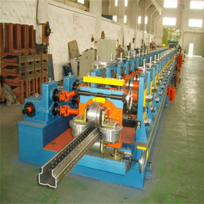 quality डिंगबो स्टील रैक वर्टिकल रोल फोर्मिंग मशीन 16 रोलर स्टेशन factory